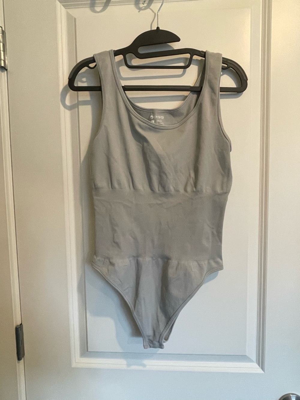 Women’s Sleeveless Scoop Neck Compression Bodysuit - Light Blue